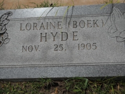 Loraine Boek Hyde