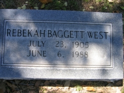 Rebekah Baggett West