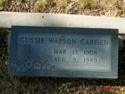 Gussie Watson Carden