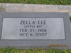 Zella Lee "Little Bit" Cullins