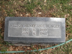 Weldon Henry "Shot" Bunger