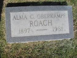Alma Chapman Roach Oberkamph