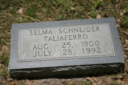 Selma Schneider Taliaferro