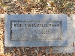Mary Agnes Bales Ward