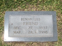 Benny Lee Friend