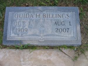Ouida H. Billings