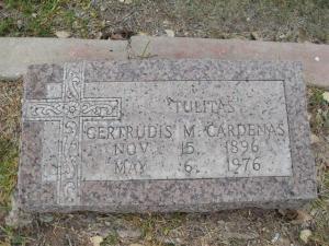 "Tulitas" Gertrudis M. Cardenas