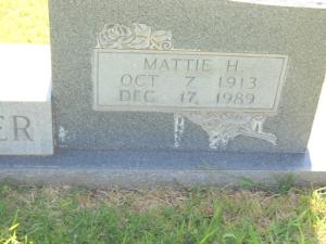 Mattie H. Cooper