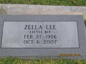 Zella Lee "Little Bit" Cullins