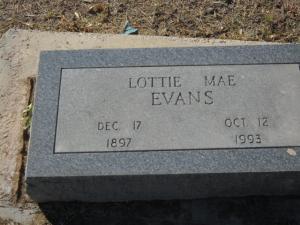 Lottie Mae Evans
