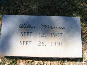 Willie Maness