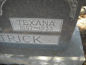 Texana Angelina Capps Patrick