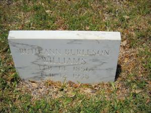 Ruth Anne Burleson Williams