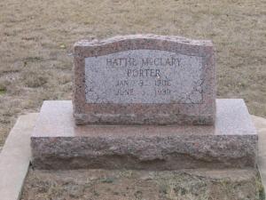 Hattie Leola McClary Porter