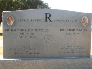 William Osborn (Dub) Reeves Jr.