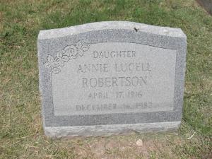 Annie Lucelle Robertson