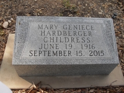 Mary Geniece Hardberger Childress