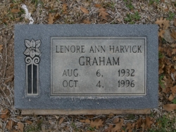 Lenore Ann Harvick Graham