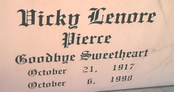 Vicky Lenore Pierce Miller