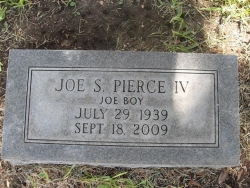 Joe Sellers (Joe Boy) Pierce