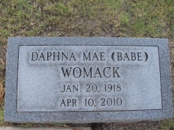 Daphna "Babe" Womack