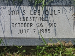 Doris Lee Westfall Culp