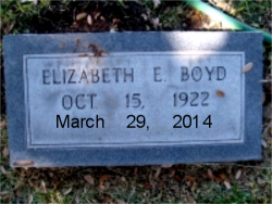 Eula Elizabeth (Beth) West Boyd Mercer