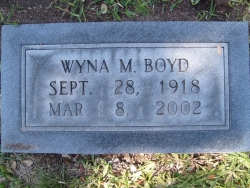Wyna M. Boyd
