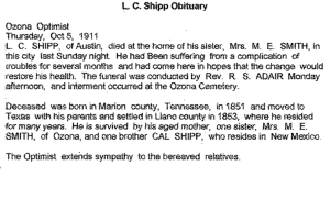 L.C. Shipp