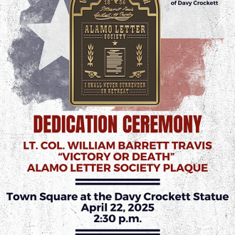 Alamo letter Society